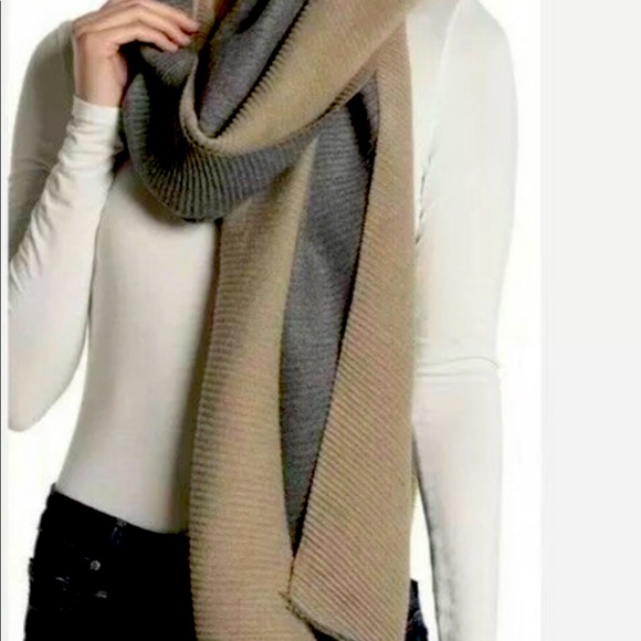 14th & Union Accessories - 14th & Union Womens Reversible Ribbed Scarf